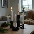 Adventtikruunukynttilät, vihreät numerot ja koristeet 4 kpl/pkt - Adventtikynttilät - 29013-ad-17 - 7