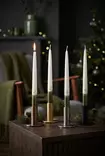 Dip dye Adventti -antiikkikynttiläpakkaus, sammal 4kpl/pkt - Adventtikynttilät - 19010-ad-17 - 2