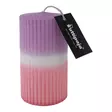 Dip dye vekkikynttilä lila, raparperi 12 cm - Dip dye -raitakynttilät - 14604V-2307 - 6
