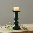 Kynttilänjalka, havunvihreä - Kynttilänjalat pöytäkynttilöille - 395187 - 1