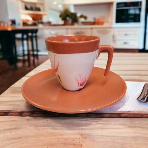 Kahvikuppi ja asetti - Kattaus - 42077 - 1