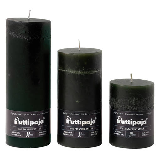 Läpivärj. PK 7x10, havunvihreä - Yksiväriset pöytäkynttilät - 1570437 - 1