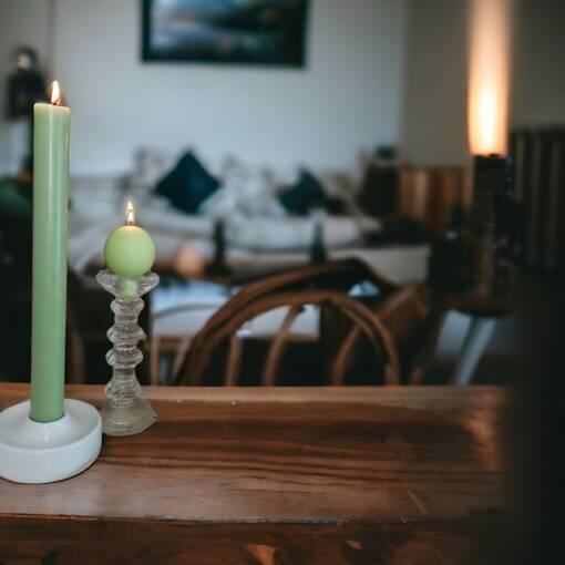 Läpivärjätty kruunuputti 34 cm, sammal - Läpivärjätyt kruunuputit - 1500817 - 1