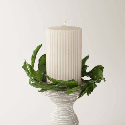 Lehtimansetti, vihreä - Kynttilämansetit ja -korut - 332722-17 - 1