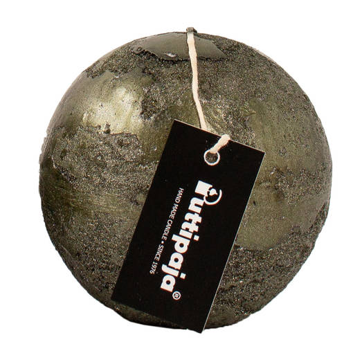 Metallihohtopallo 10cm, sammal - Metallihohtokynttilät - 1950417 - 1