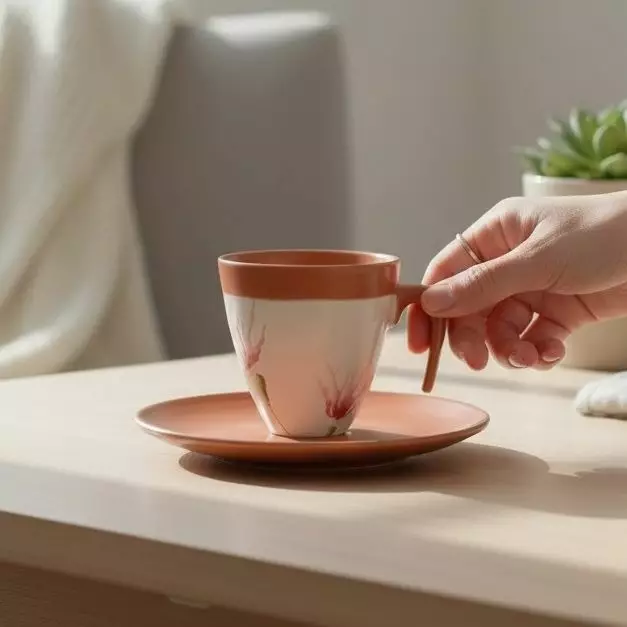 Kahvikuppi ja asetti - Kattaus - 42077 - 1