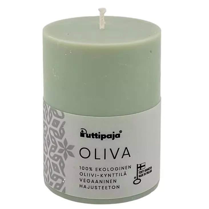 Oliva-kynttilä, vihreä 7x10 cm - Oliva-oliivikynttilät - 2710417 - 1