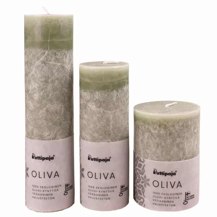OLIVA-kynttilä, vihreä - Oliva-oliivikynttilät - 2110417 - 1