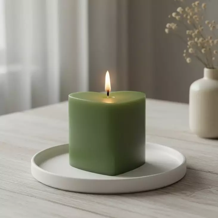 Sydänkynttilä, sammal - Sydänkynttilät - 1410817 - 1