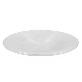 Alumiininen pyöreä alunen14 cm, metalli - Metalliset kynttilänaluset - 409268 - 2