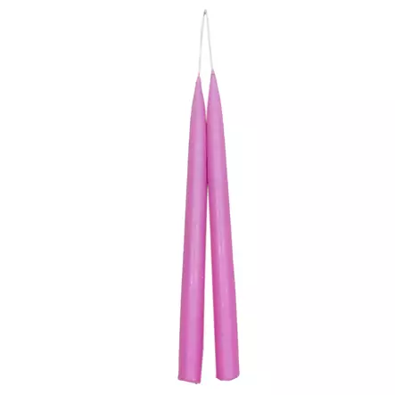 Antiikkikynttilä 30 cm, pinkki - Antiikkikynttilät - 1401038 - 1