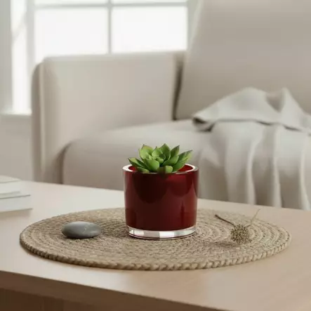 Julia-lämpökynttiläkuppi, punainen - Tuikkukipot ja -astiat - 434038 - 2