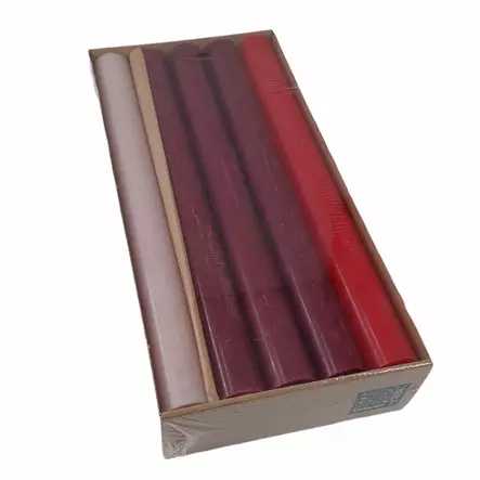 Kruunuputti II-laatu, 10 kpl, joulun sävyjä - Kynttilä OUTLET - 8015008 - 1