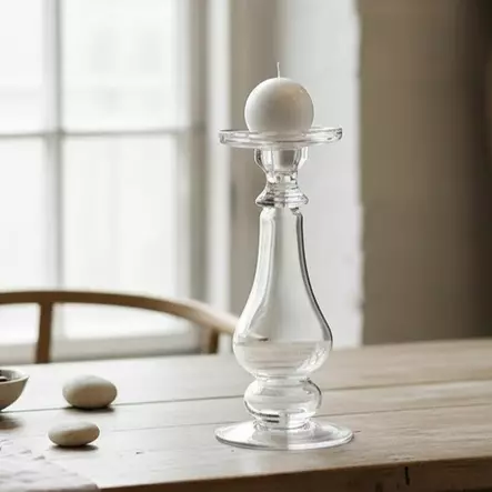 Lasikynttilänjalka, 31 cm - Kynttilänjalat pöytäkynttilöille - 403368 - 1