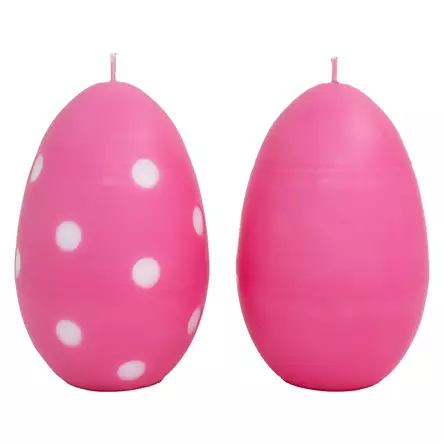 Munakynttilä, pinkki - Pääsiäiskynttilät - 14017P38 - 2
