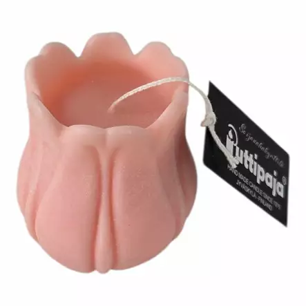 Soijavaha tulppaanikynttilä vaaleanpunainen - Soijavahakynttilät - 2807008 - 2