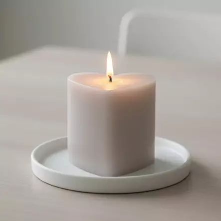 Sydänkynttilä, puuteri - Sydänkynttilät - 1410828 - 1