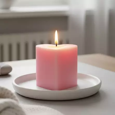 Sydänkynttilä, vaaleanpunainen - Sydänkynttilät - 1410808 - 1