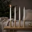 Dip dye Adventti -antiikkikynttiläpakkaus, shampanja, 4kpl/pkt - Adventtikynttilät - 19010-ad-28 - 1