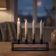 Dip dye Adventti -kruunukynttiläpakkaus, shampanja, 4kpl/pkt - Adventtikynttilät - 19013-ad-28 - 1