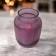 Hylke lasivaasi, violetti 18x15cm - Lasilyhdyt ja hurrikaanit - 39-1144948 - 11
