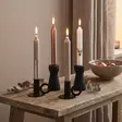 Kruunukynttilät Peura, 4 kpl/pkt, ruskea - Mietelausekruunukynttilät - 29013-ta-25-28 - 2
