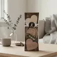 Lahjapaketti Ruusu & sydämet, ruskea - Valmiit lahjapaketit - 79142828 - 1