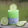 Läpivärjätty tuoksukynttilä 10cm, Lime - Tuoksukynttilät - 2000418 - 4