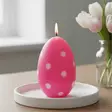 Munakynttilä, pinkki - Pääsiäiskynttilät - 14017P38 - 1
