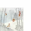 Servietti Ecureuil hiver25x25 cm - Servietit - 9140-325002778 - 1