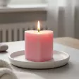 Sydänkynttilä, vaaleanpunainen - Sydänkynttilät - 1410808 - 1