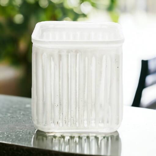 Bonny-lasivaasi valkoinen - Lasilyhdyt ja hurrikaanit - 39158 - 1