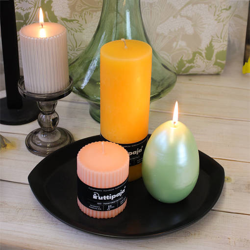 Hassel-alunen, musta, 28x23 cm - Keraamiset kynttilänaluset - 42069-918 - 1