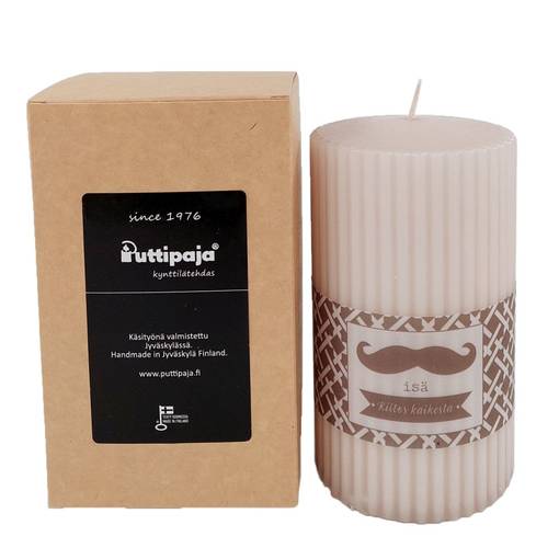 Isänpäiväkynttilä pakkauksessa - Isänpäiväkynttilät - 79-14628 - 1