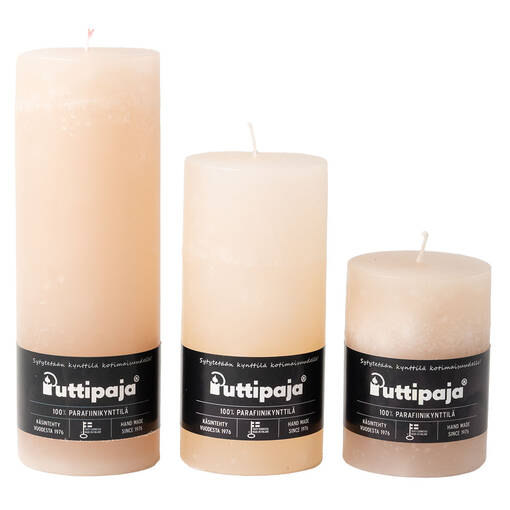 Läpivärjätty pöytäkynttilä, puuteri - Yksiväriset pöytäkynttilät - 1570428 - 1