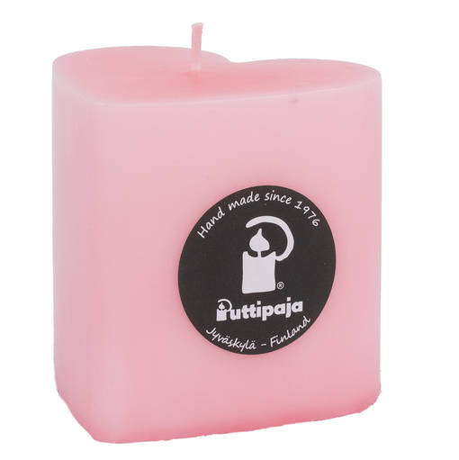 Sydänkynttilä, vaaleanpunainen - Sydänkynttilät - 1410808 - 1