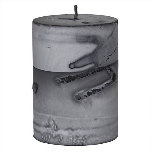 Tervakynttilä 7x10 cm, harmaa - Tervakynttilät - 1200731 - 1