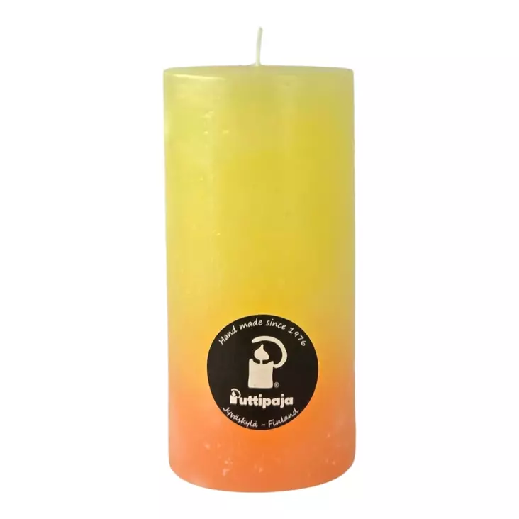 Raitakynttilä tikkari 15 cm, aprikoosi - Raidalliset pöytäkynttilät - 16705-ti-03068 - 1