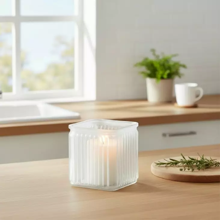 Bonny-lasivaasi valkoinen - Lasilyhdyt ja hurrikaanit - 39158 - 1