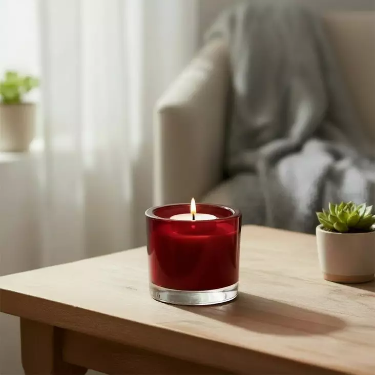 Julia-lämpökynttiläkuppi, punainen - Tuikkukipot ja -astiat - 434038 - 1