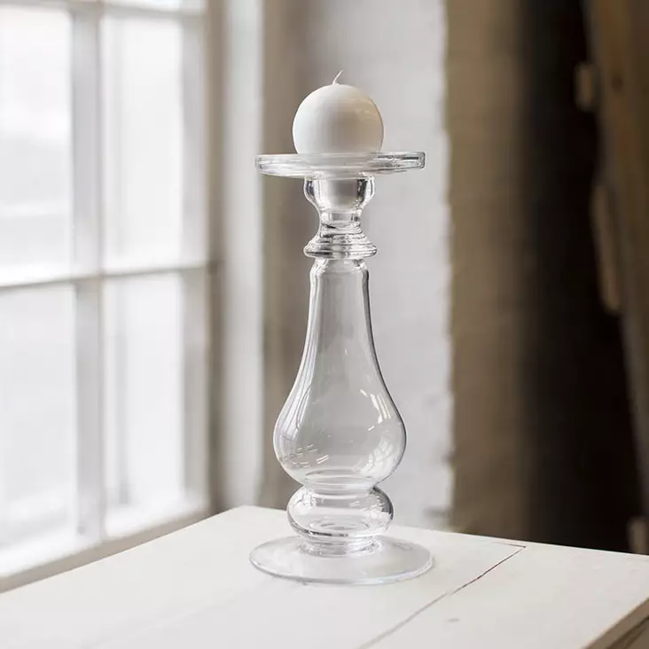 Lasikynttilänjalka, 31 cm - Kynttilänjalat pöytäkynttilöille - 403368 - 1