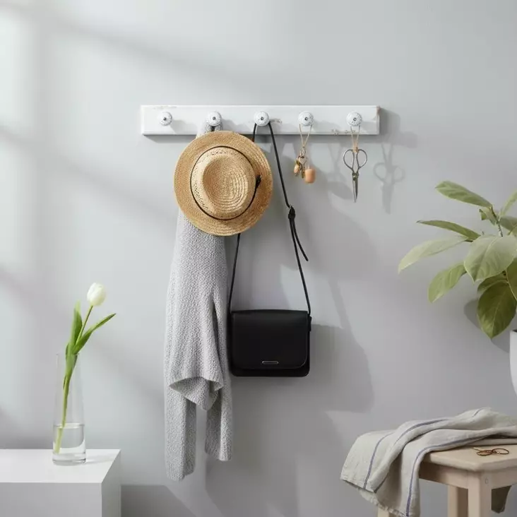 Naulakko, valkoinen - Naulakot - 388458 - 1