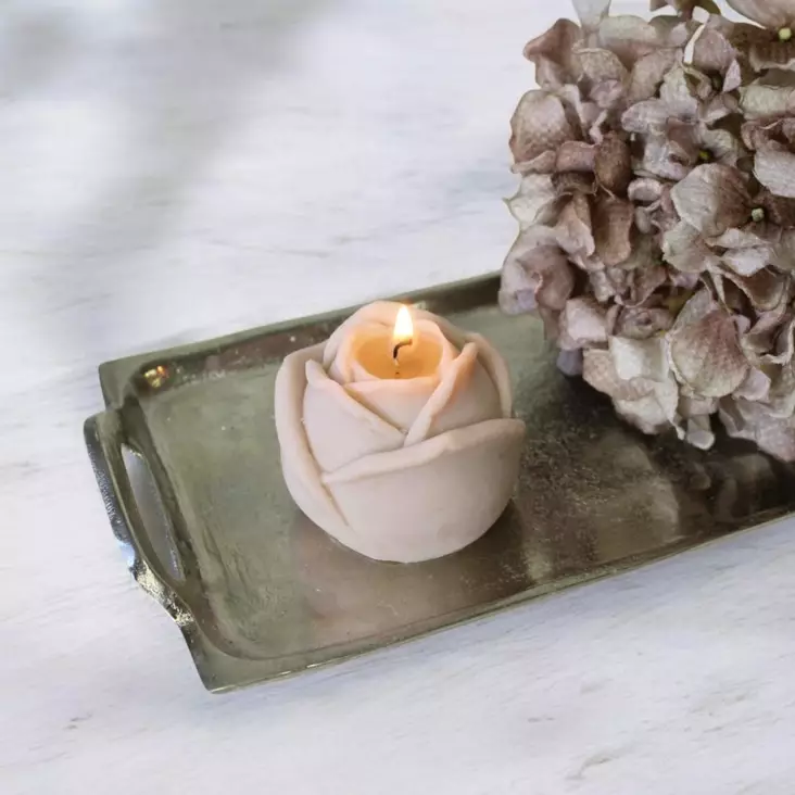 Oliva oliivivaha ruusu, beige - Oliva-oliivikynttilät - 2706088 - 1