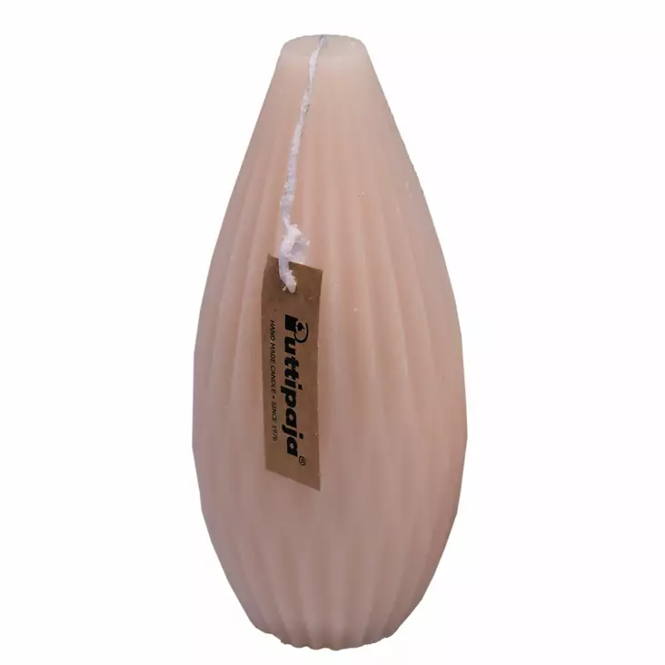 Pisara-kynttilä, puuteri 15 cm - Läpivärjätyt muotokynttilät - 1550628 - 3