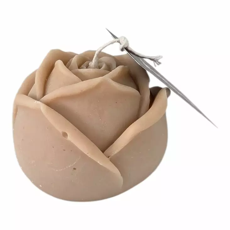 Soijavaha ruusukynttilä puuteri - Soijavahakynttilät - 2806028 - 1