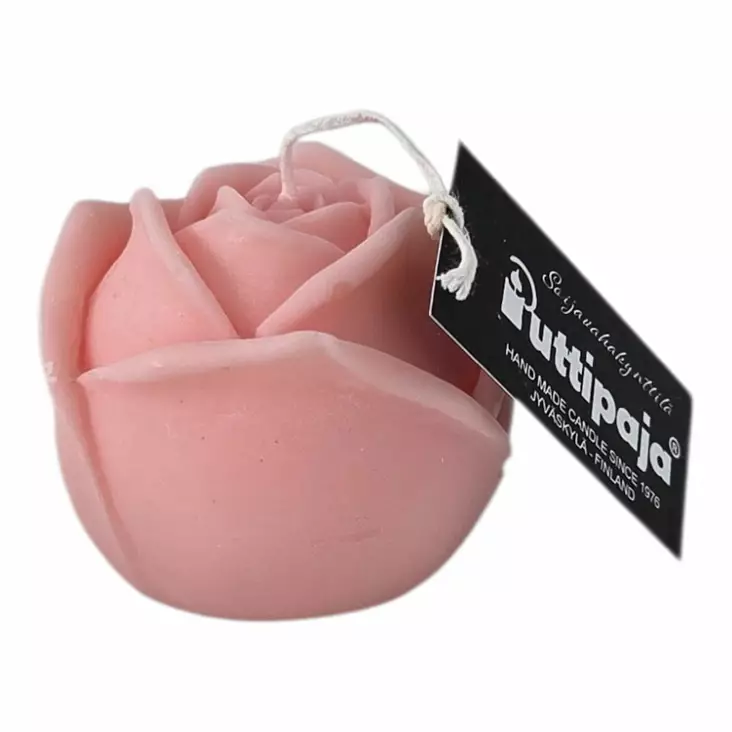 Soijavaha ruusukynttilä vaaleanpunainen - Soijavahakynttilät - 2806008 - 1