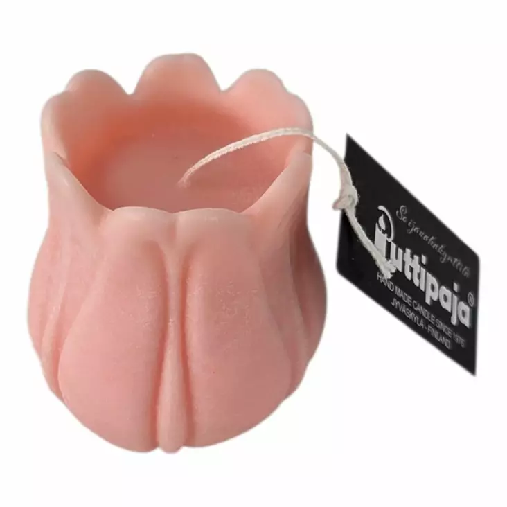 Soijavaha tulppaanikynttilä vaaleanpunainen - Soijavahakynttilät - 2807008 - 1