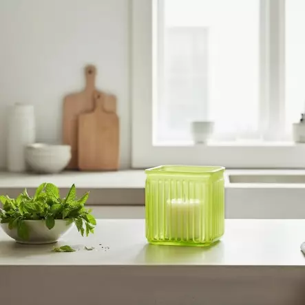 Bonny-lasivaasi lime - Lasilyhdyt ja hurrikaanit - 39159 - 1