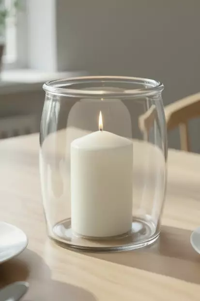 Lasivaasi 21 cm - Lasilyhdyt ja hurrikaanit - 398089 - 1