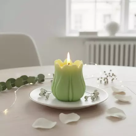 Soijavaha tulppaanikynttilä lehmus - Soijavahakynttilät - 2807009 - 1